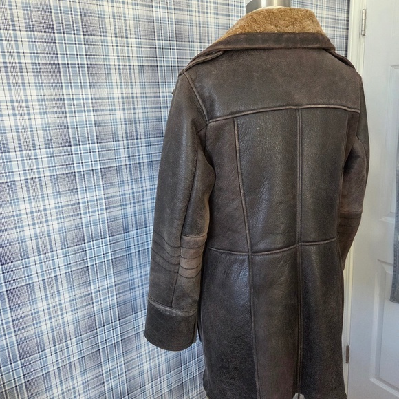 Eddie Bauer Lambskin Leather Bomber Jacket. - Picture 4 of 14